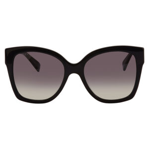 Home gucci grey gradient butterfly ladies sunglasses gg0459s 001 54