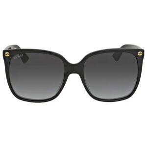 Витрина gucci grey gradient cat eye ladies sunglasses gg0022s 001 57