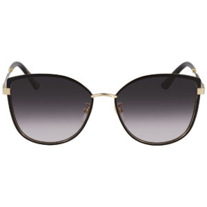 Витрина gucci grey gradient cat eye ladies sunglasses gg0589sk 001 57