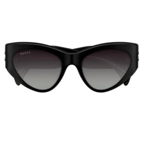 Home gucci grey gradient cat eye ladies sunglasses gg1704s 001 54