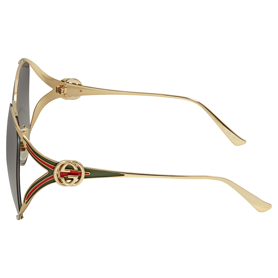 gucci grey gradient oval ladies sunglasses gg0225s 001 63 gucci grey gradient oval ladies sunglasses gg0225s 001 63
