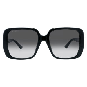 Home gucci grey gradient square ladies sunglasses gg0632sa 001 56