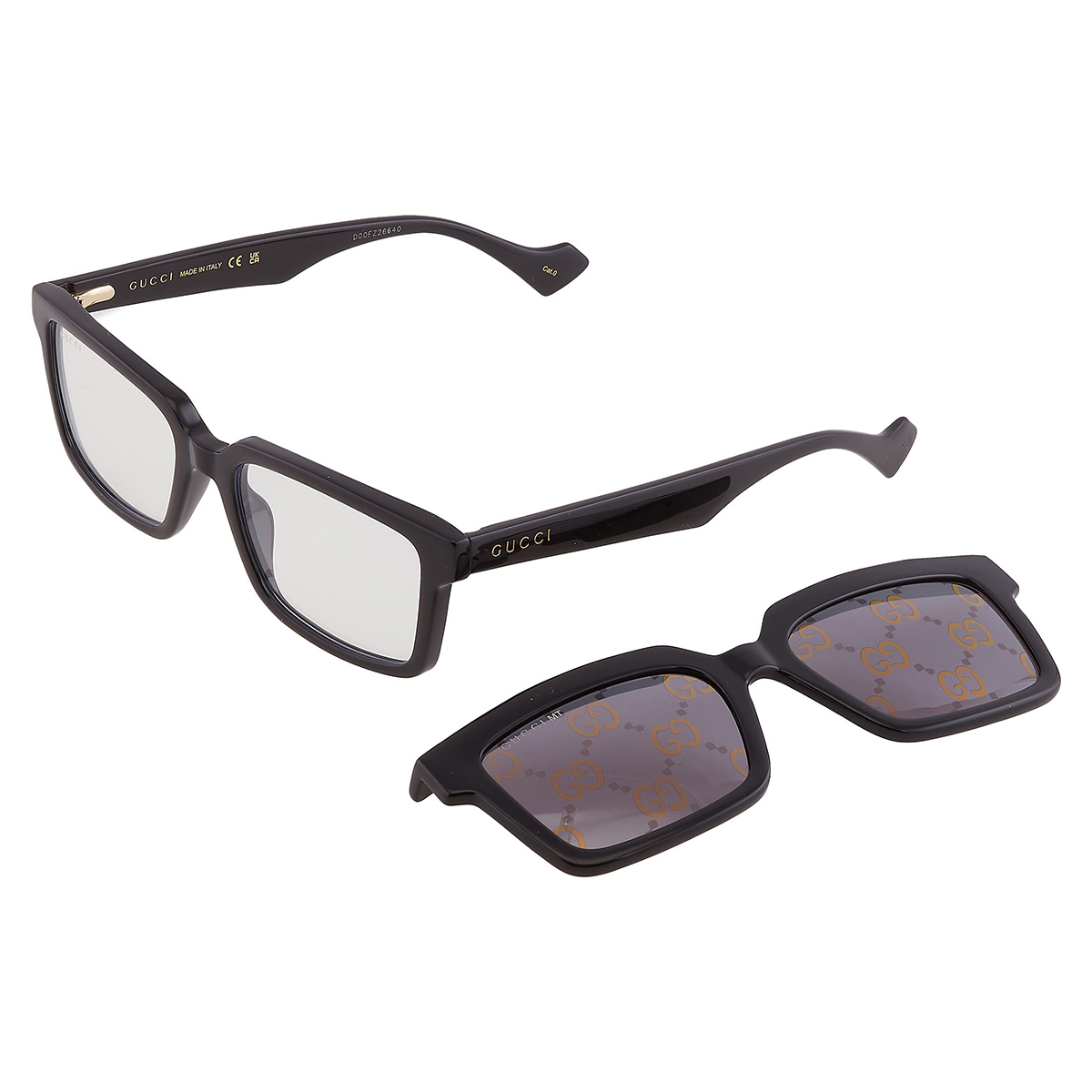 gucci grey logo clip on rectangular men's sunglasses gg1543s 001 54 gucci grey logo clip on rectangular men's sunglasses gg1543s 001 54