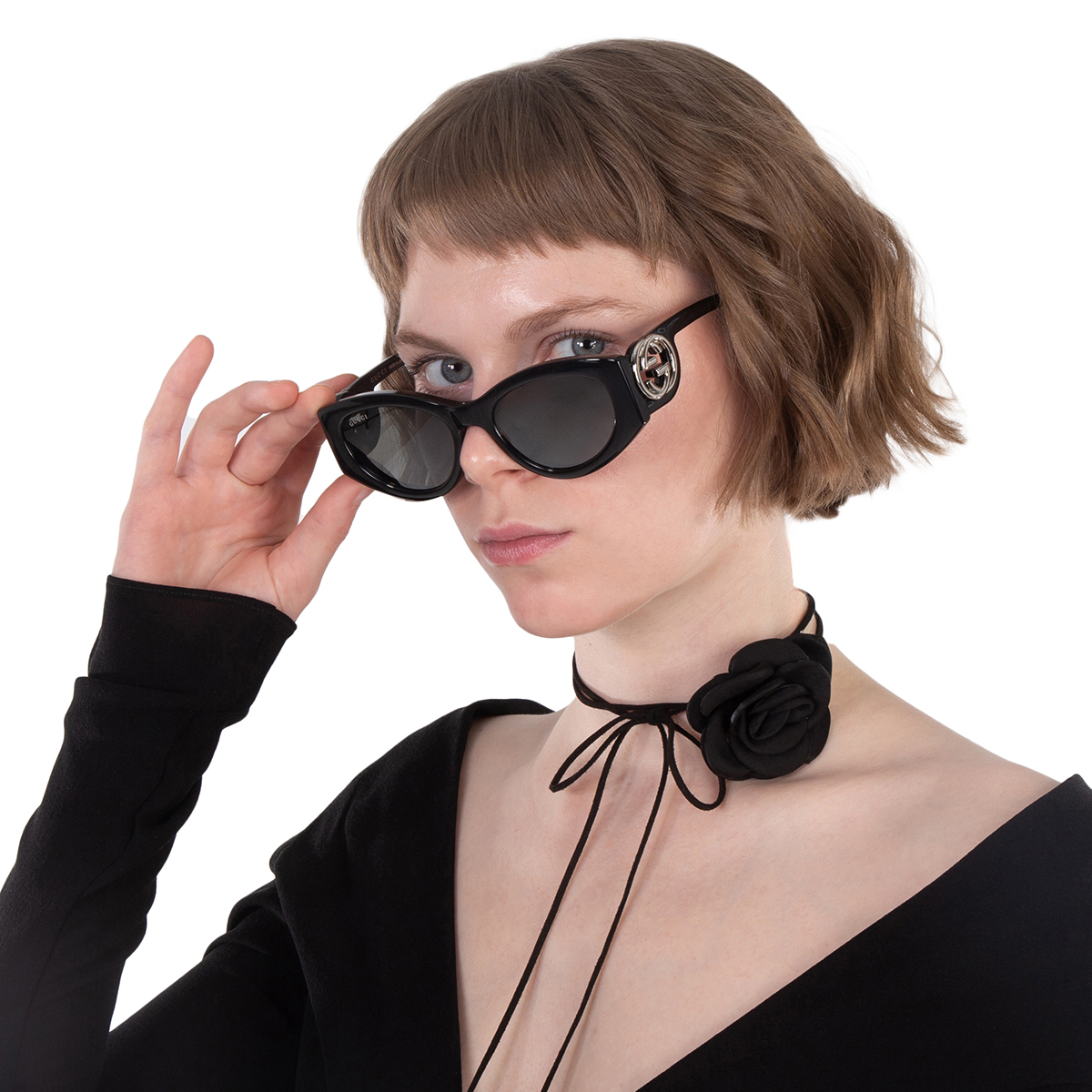 gucci grey mirror cat eye ladies sunglasses gg1691s 001 54 gucci grey mirror cat eye ladies sunglasses gg1691s 001 54