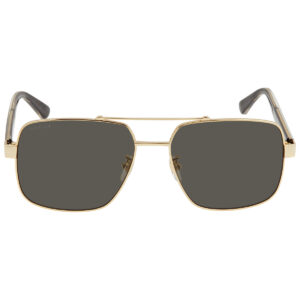 gucci grey navigator men's sunglasses gg0529s 001 60