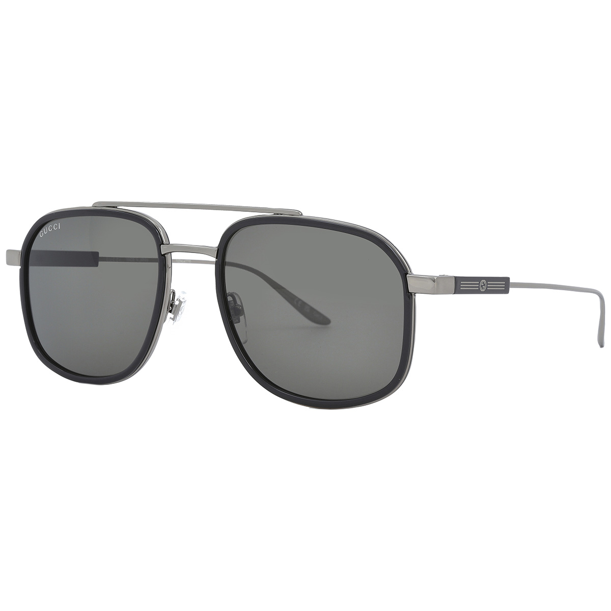 gucci grey navigator men's sunglasses gg1310s 001 56 gucci grey navigator men's sunglasses gg1310s 001 56