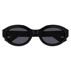Витрина gucci grey oval ladies sunglasses gg1579s 001 53