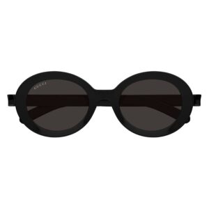 Home gucci grey oval ladies sunglasses gg1722sa 001 53
