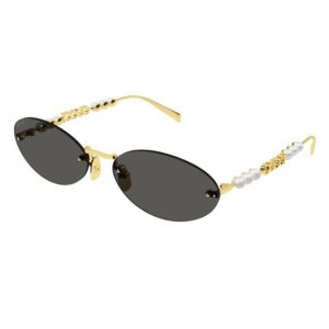 gucci grey oval ladies sunglasses gg1922s 001 62