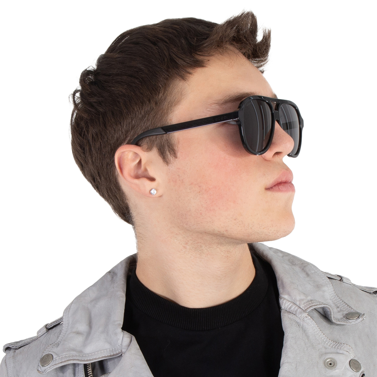 gucci grey pilot men's sunglasses gg0688s 001 59 gucci grey pilot men's sunglasses gg0688s 001 59