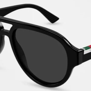 gucci grey pilot men's sunglasses gg2088s 001 55