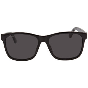 Home gucci grey rectangular men's sunglasses gg0746s 001 57