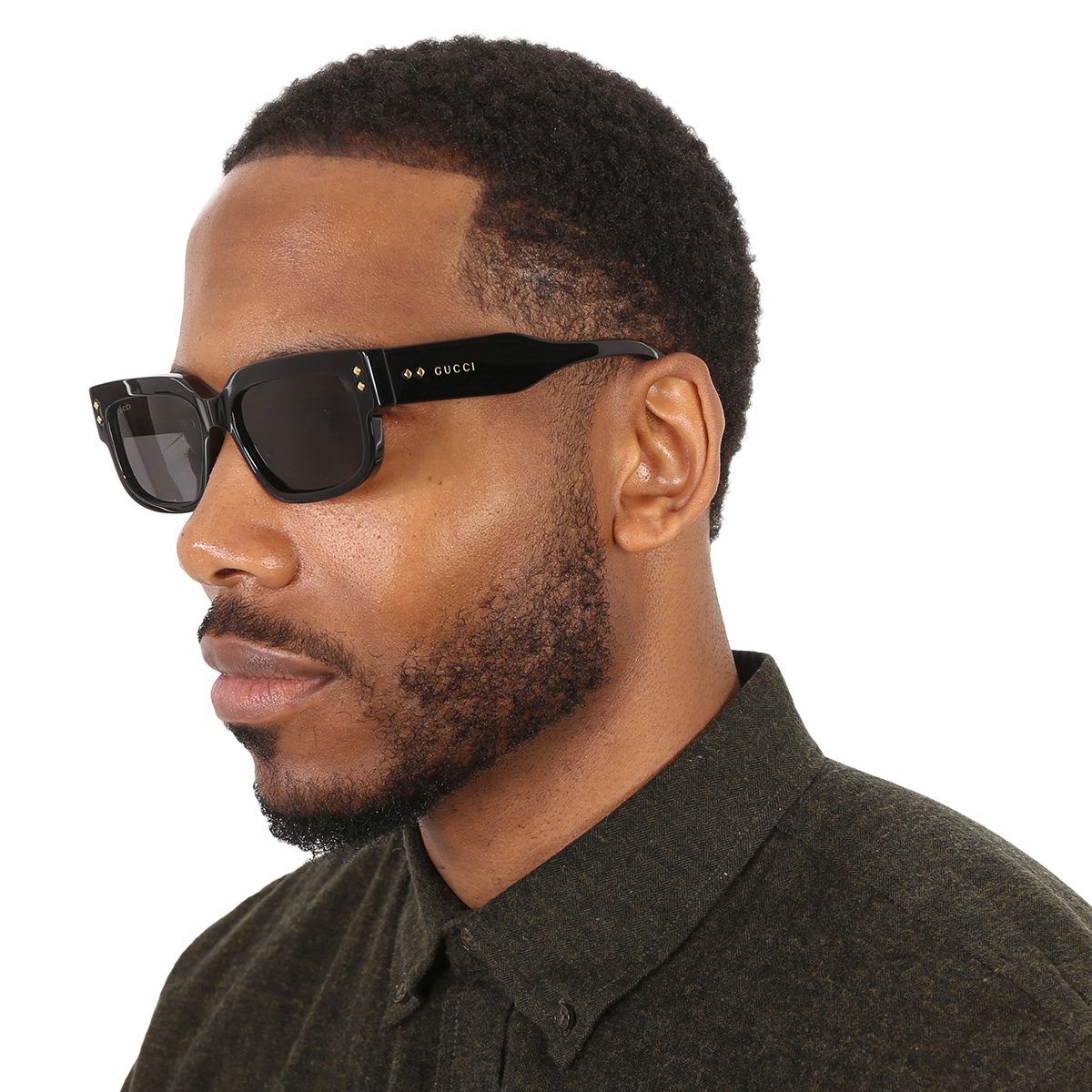 gucci grey rectangular men's sunglasses gg1218s 001 56 gucci grey rectangular men's sunglasses gg1218s 001 56