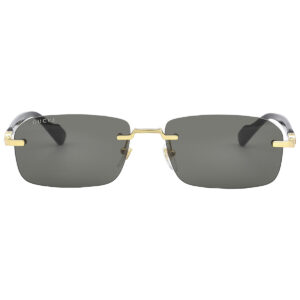Home gucci grey rectangular men's sunglasses gg1221s 001 56