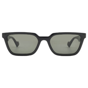 Home gucci grey rectangular men's sunglasses gg1539s 001 55