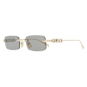 gucci grey rectangular men's sunglasses gg1808s 003 52