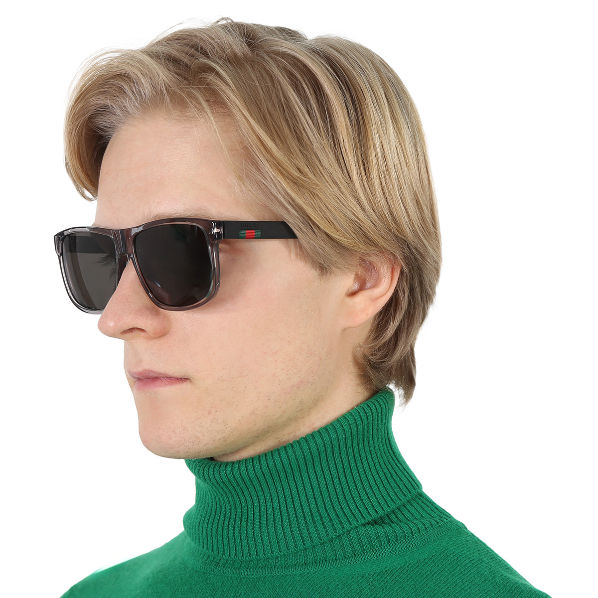 gucci grey square men's sunglasses gg0010s 004 58 gucci grey square men's sunglasses gg0010s 004 58