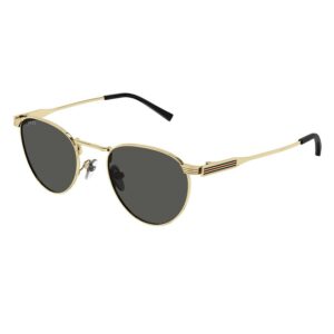 Home gucci grey round men's sunglasses gg1875s 001 48