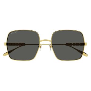 gucci grey square ladies sunglasses gg1434s 001 57