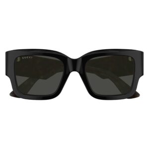 Home gucci grey square ladies sunglasses gg1663s 001 52