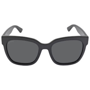 Витрина gucci grey square ladies sunglasses gg0034sn 001 54