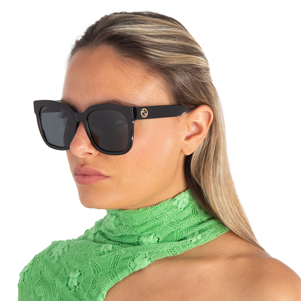 gucci grey square ladies sunglasses gg0034sn 001 54 gucci grey square ladies sunglasses gg0034sn 001 54