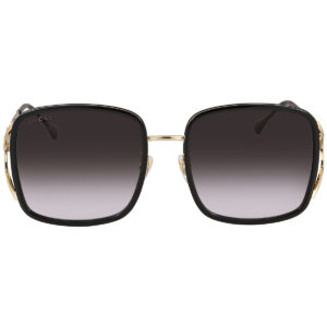 Home gucci grey square ladies sunglasses gg1016sk 001 58
