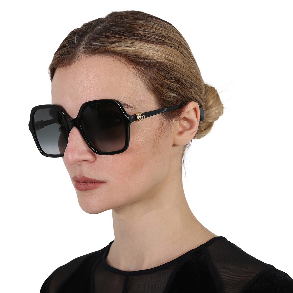 gucci grey square ladies sunglasses gg1072s 001 56 gucci grey square ladies sunglasses gg1072s 001 56