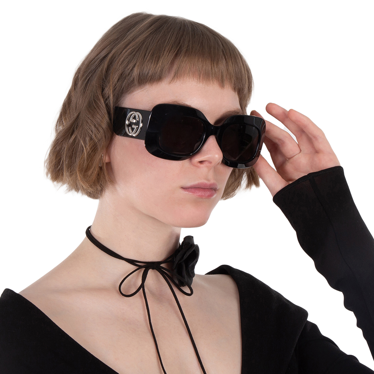 gucci grey square ladies sunglasses gg1695s 001 51 gucci grey square ladies sunglasses gg1695s 001 51