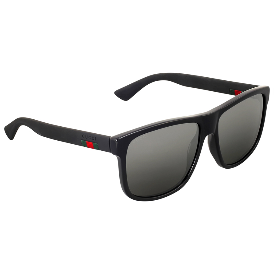 gucci grey square men's sunglasses gg0010s 001 58 gucci grey square men's sunglasses gg0010s 001 58