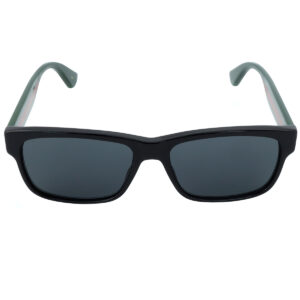 gucci grey square men's sunglasses gg0340s 006 58