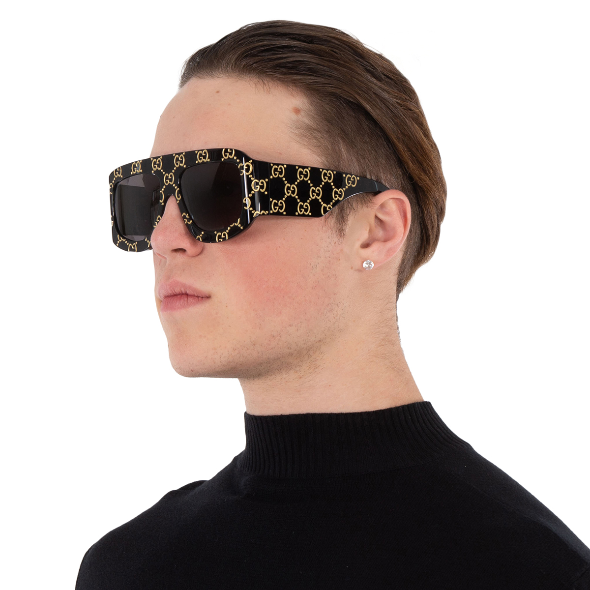 gucci grey square men's sunglasses gg0983s 004 59 gucci grey square men's sunglasses gg0983s 004 59