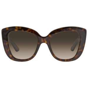 Витрина gucci light brown butterfly ladies sunglasses gg0327s 002 52
