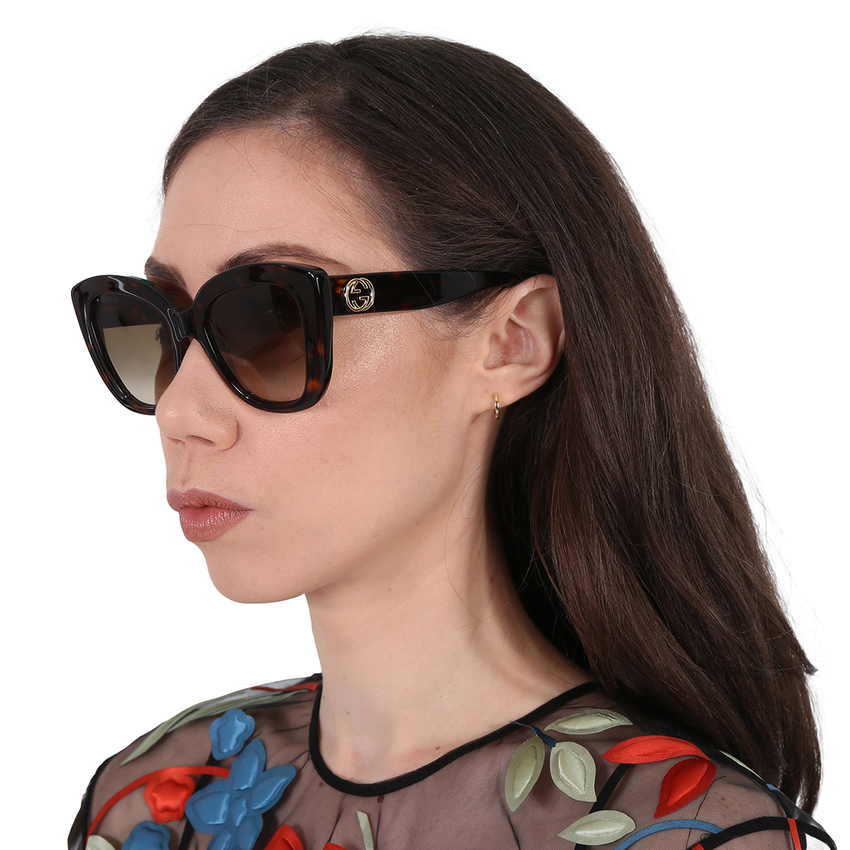 gucci light brown butterfly ladies sunglasses gg0327s 002 52 gucci light brown butterfly ladies sunglasses gg0327s 002 52