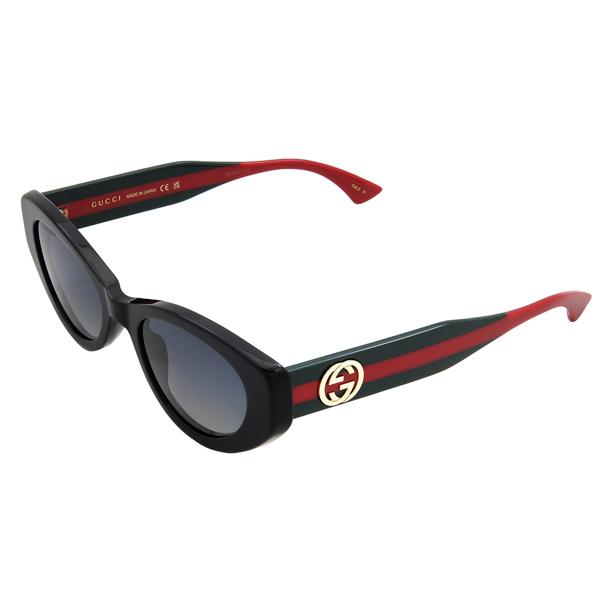 gucci polarized grey gradient cat eye ladies sunglasses gg1862s 005 52 gucci polarized grey gradient cat eye ladies sunglasses gg1862s 005 52