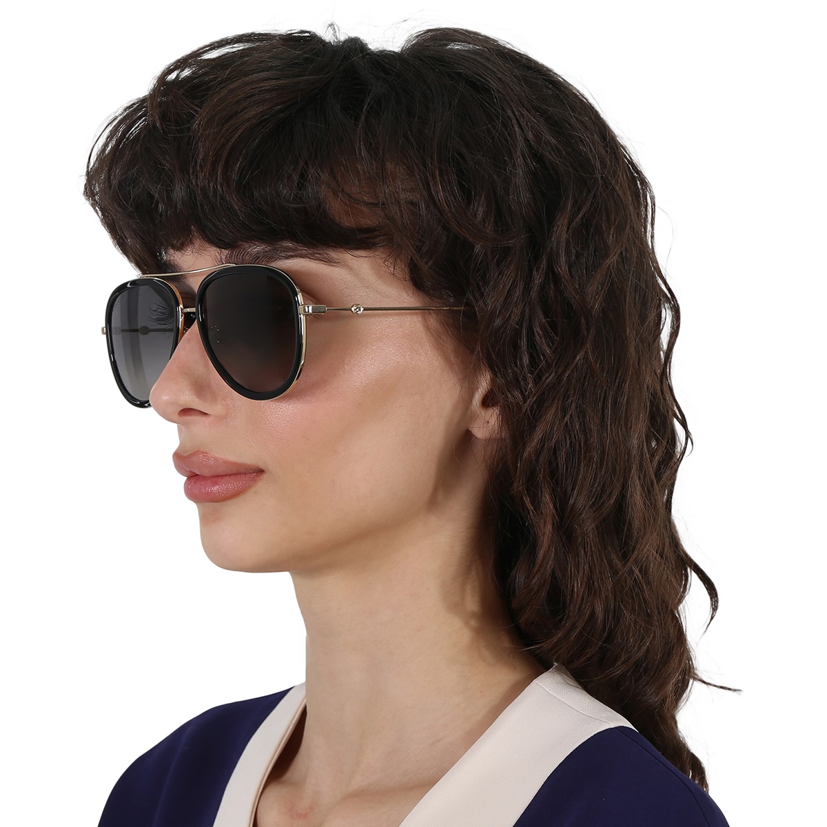 gucci polarized grey gradient pilot ladies sunglasses gg0062s 011 57 gucci polarized grey gradient pilot ladies sunglasses gg0062s 011 57