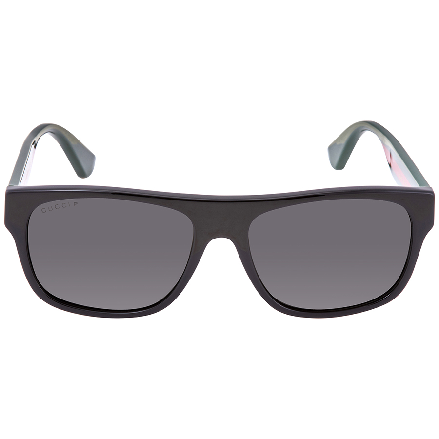 gucci polarized grey square men's sunglasses gg0341s 002 56 gucci polarized grey square men's sunglasses gg0341s 002 56