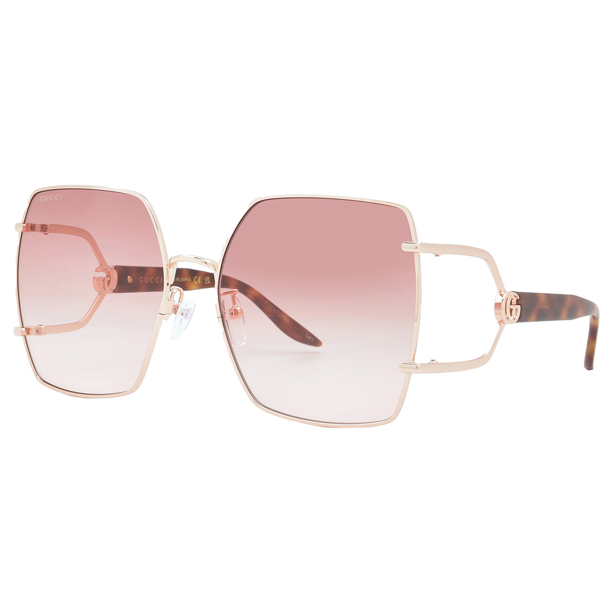 gucci red gradient butterfly ladies sunglasses gg1564sa 004 61 gucci red gradient butterfly ladies sunglasses gg1564sa 004 61