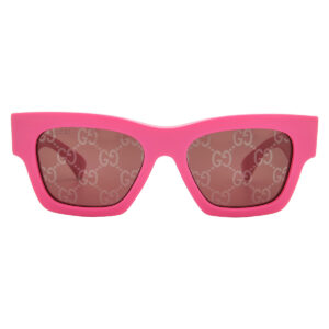 Витрина gucci red logo square ladies sunglasses gg1835s 004 52