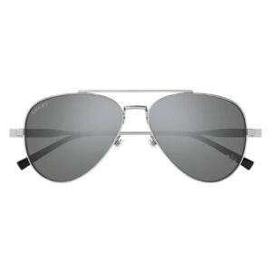 Home gucci silver pilot men's sunglasses gg1874s 002 57