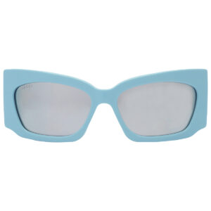 Home gucci silver wrap ladies sunglasses gg1412s 005 62