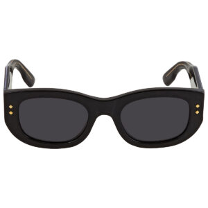 Витрина gucci solid grey rectangular ladies sunglasses gg1215s 002 51