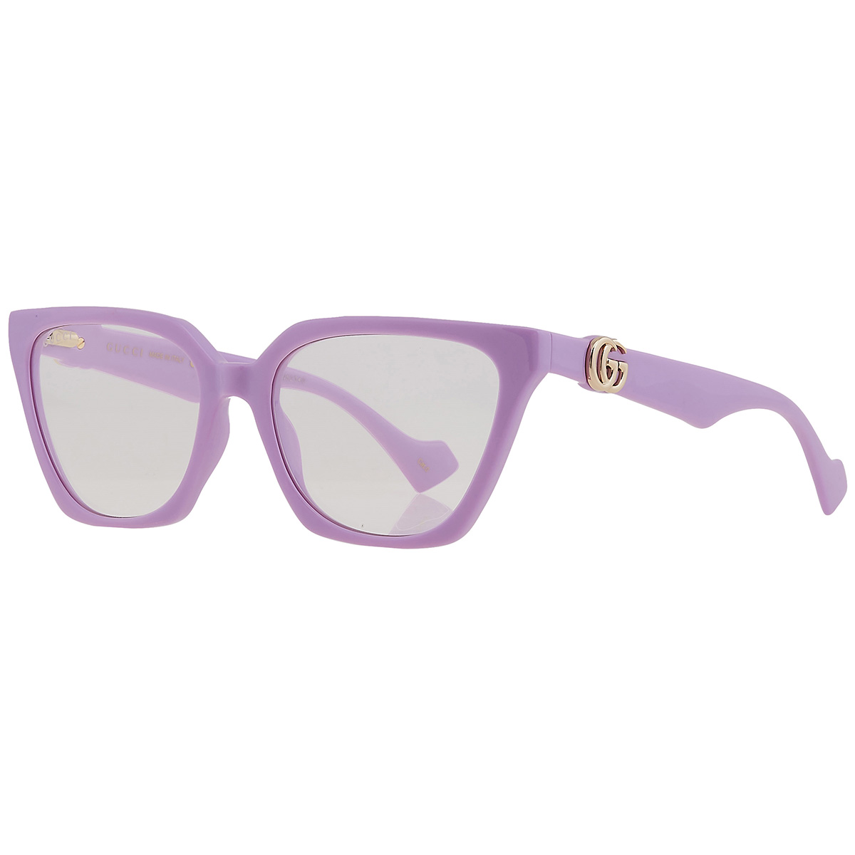 gucci violet logo clip on cat eye ladies sunglasses gg1542s 002 55 gucci violet logo clip on cat eye ladies sunglasses gg1542s 002 55