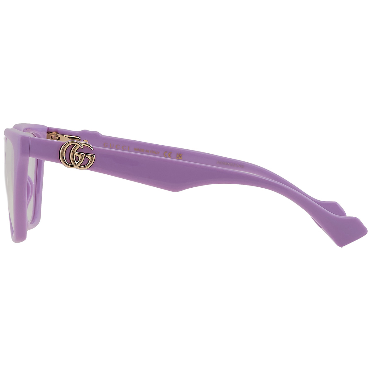 gucci violet logo clip on cat eye ladies sunglasses gg1542s 002 55 gucci violet logo clip on cat eye ladies sunglasses gg1542s 002 55