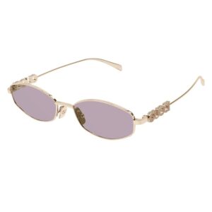 gucci violet oval ladies sunglasses gg1802s 003 55