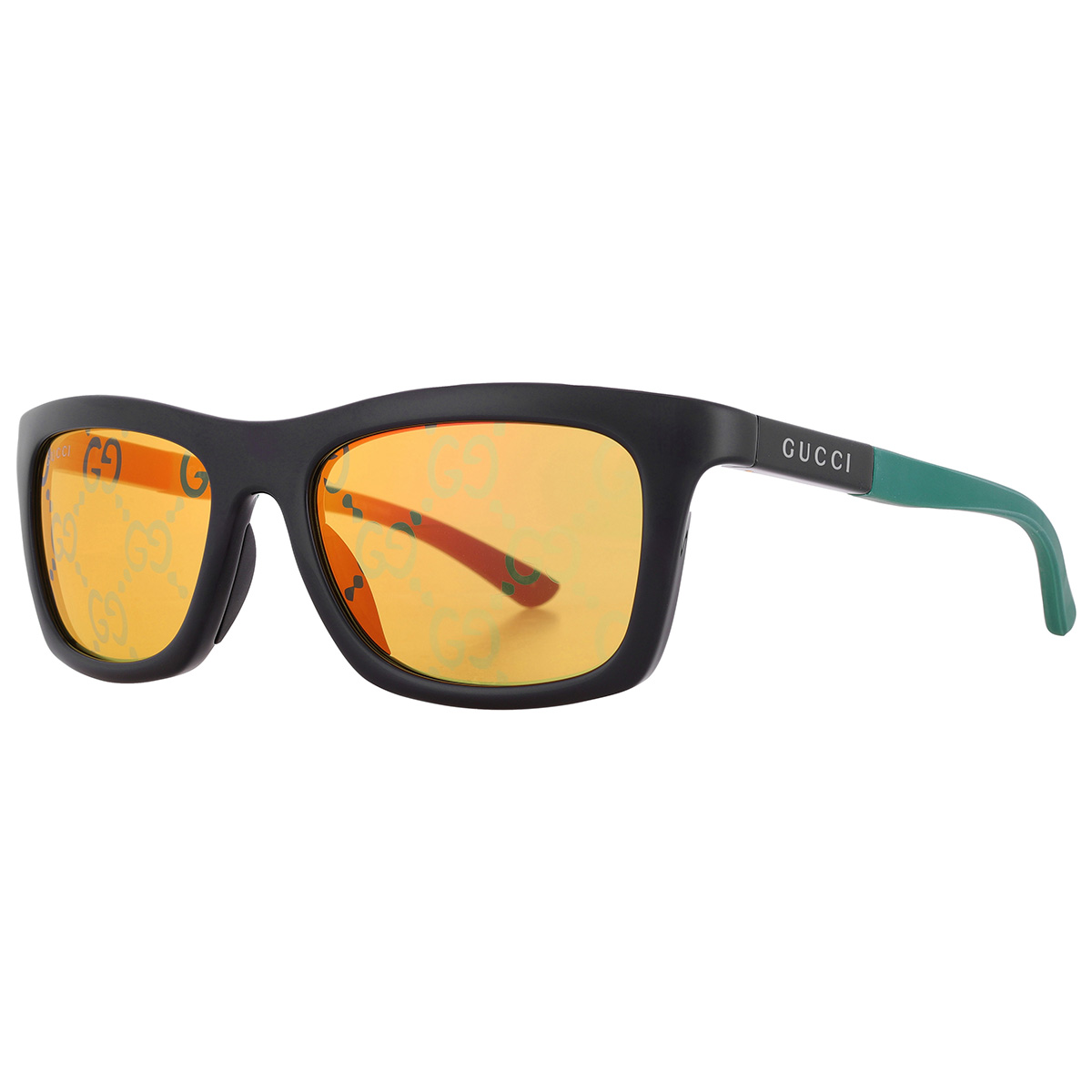 gucci yellow mirror logo sport men's sunglasses gg1735s 005 54 gucci yellow mirror logo sport men's sunglasses gg1735s 005 54