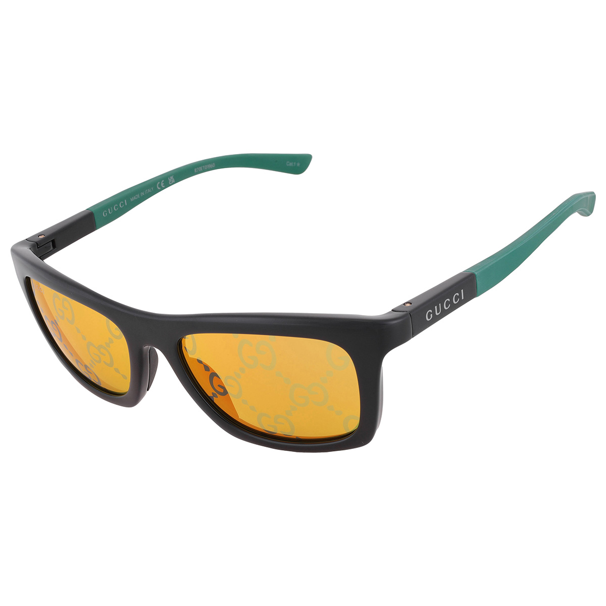 gucci yellow mirror logo sport men's sunglasses gg1735s 005 54 gucci yellow mirror logo sport men's sunglasses gg1735s 005 54