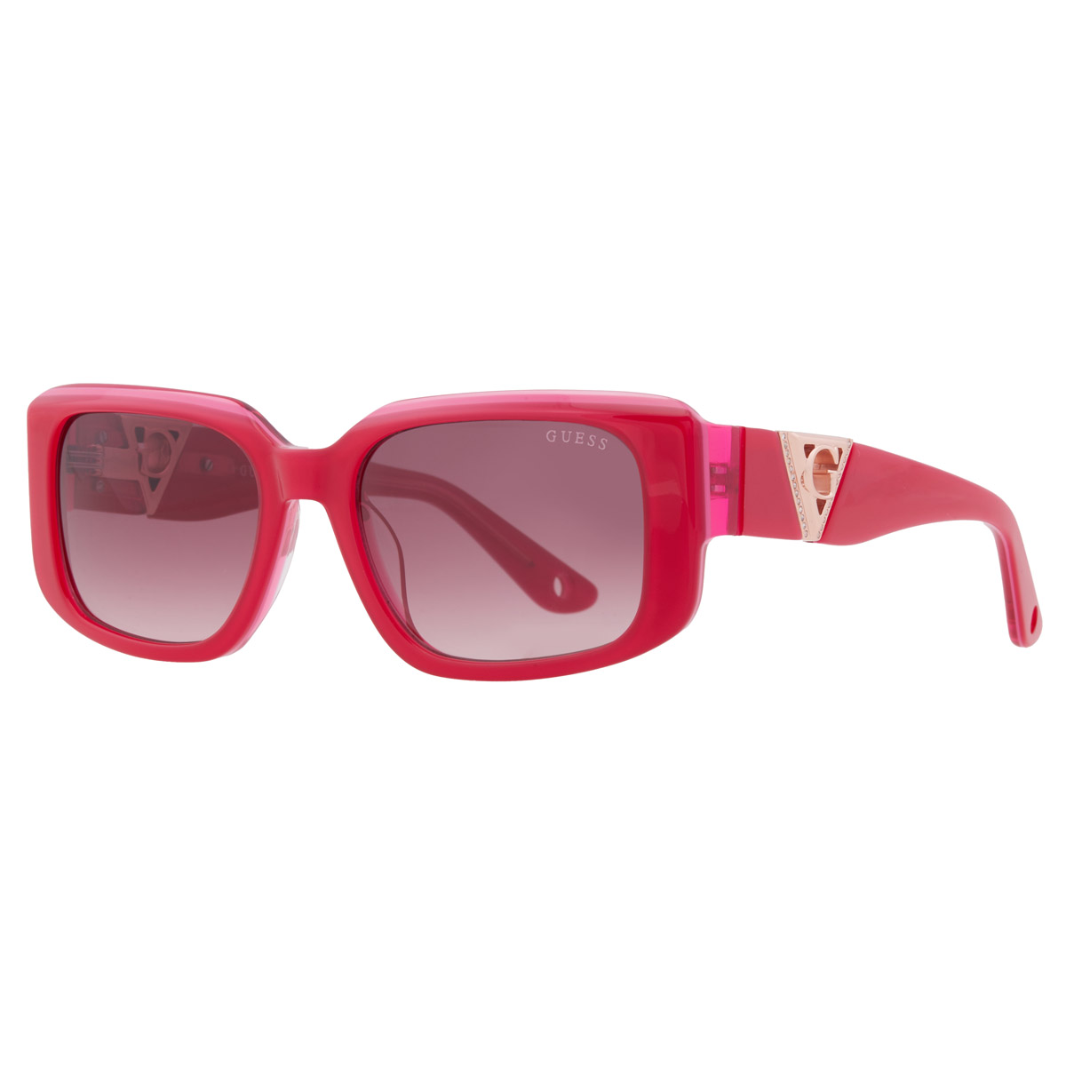 guess bordeaux gradient rectangular ladies sunglasses gu7891 72t 53 guess bordeaux gradient rectangular ladies sunglasses gu7891 72t 53