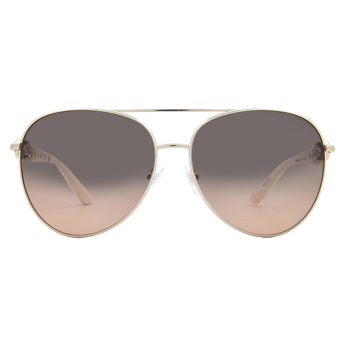 guess brown gradient pilot ladies sunglasses gu00158 32b 61 guess brown gradient pilot ladies sunglasses gu00158 32b 61