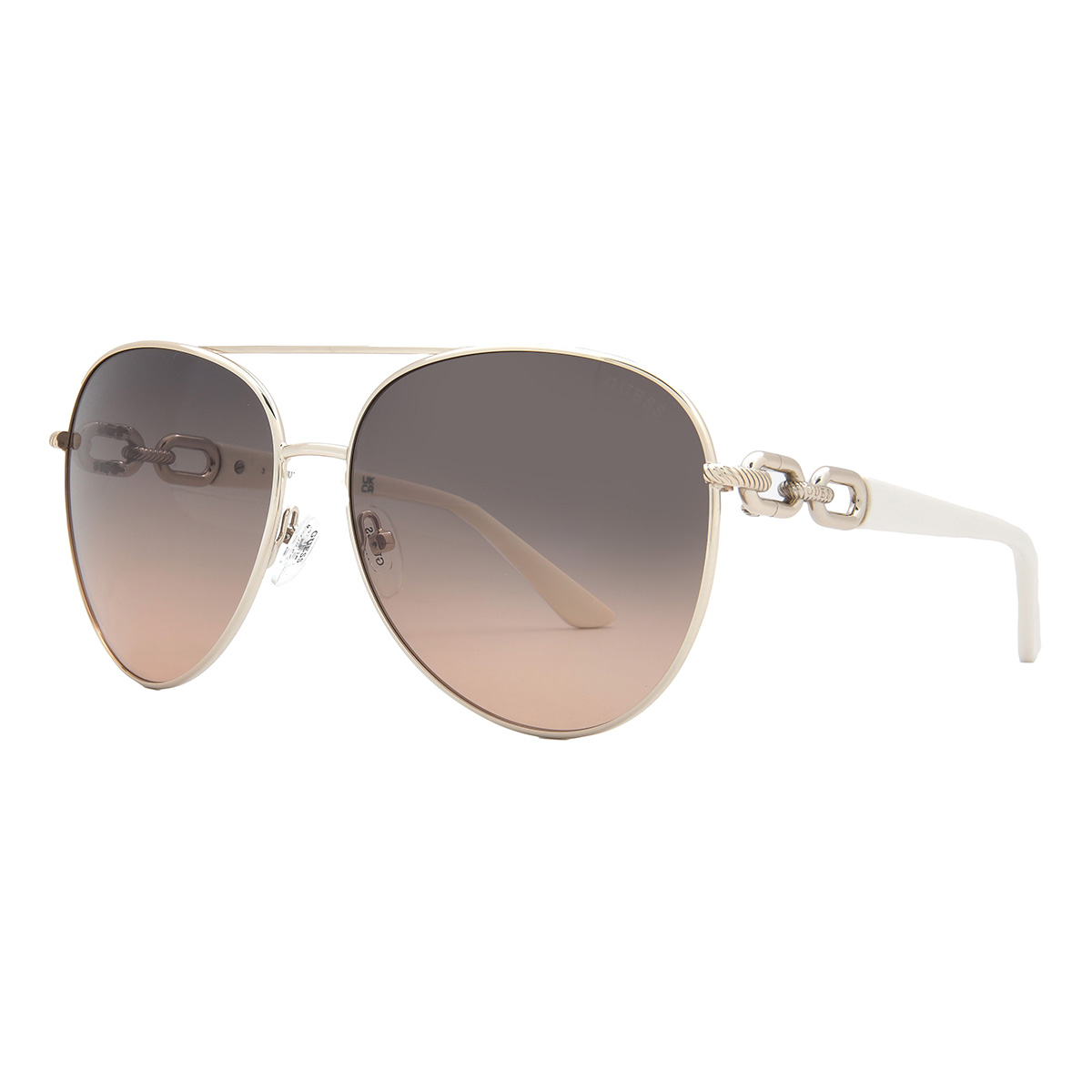 guess brown gradient pilot ladies sunglasses gu00158 32b 61 guess brown gradient pilot ladies sunglasses gu00158 32b 61
